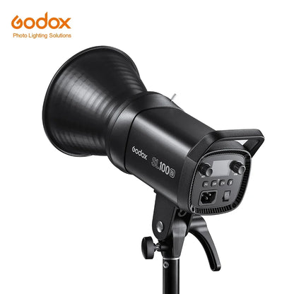 Godox SL100Bi LED Video Light - 100W Bi-Color 2800-6500K Studio Light with Bowens Mount & LCD Display