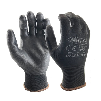 24Pcs/12Pairs Professional Protective Gloves – CE EN388 Certified Nylon Gloves for Men & Women, Construction & Garden Work