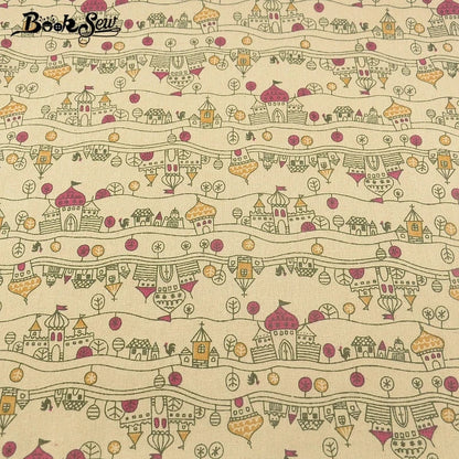 African Ankara Cotton Fabric - Map of the World Print Sewing, Tablecloth, Pillow, Bag & Curtain Material