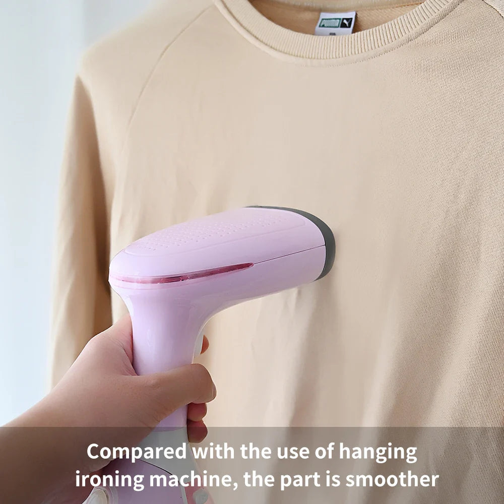 saengQ Handheld Garment Steamer – 1500W Electric Fabric Steamer, 280ml Portable Fast-Heat Vertical Steam Iron for Clothes