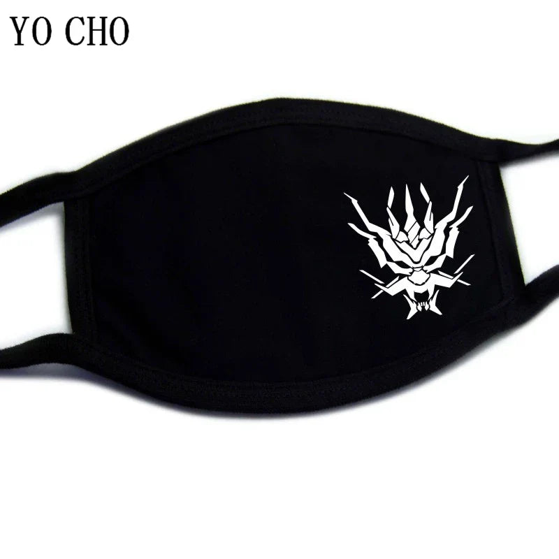 YO CHO Unisex Cotton Dust Mouth Mask – Anime Cartoon Respirator, Warm Mouth Muffle, Perfect Birthday Party Gift