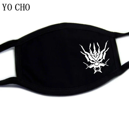 YO CHO Unisex Cotton Dust Mouth Mask – Anime Cartoon Respirator, Warm Mouth Muffle, Perfect Birthday Party Gift