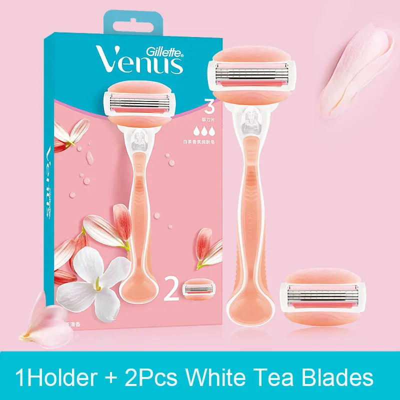 Gillette Venus Women's Razor - 3/5 Blade with Lubricating Soap, Sensitive Shaving & Hair Removal for Body