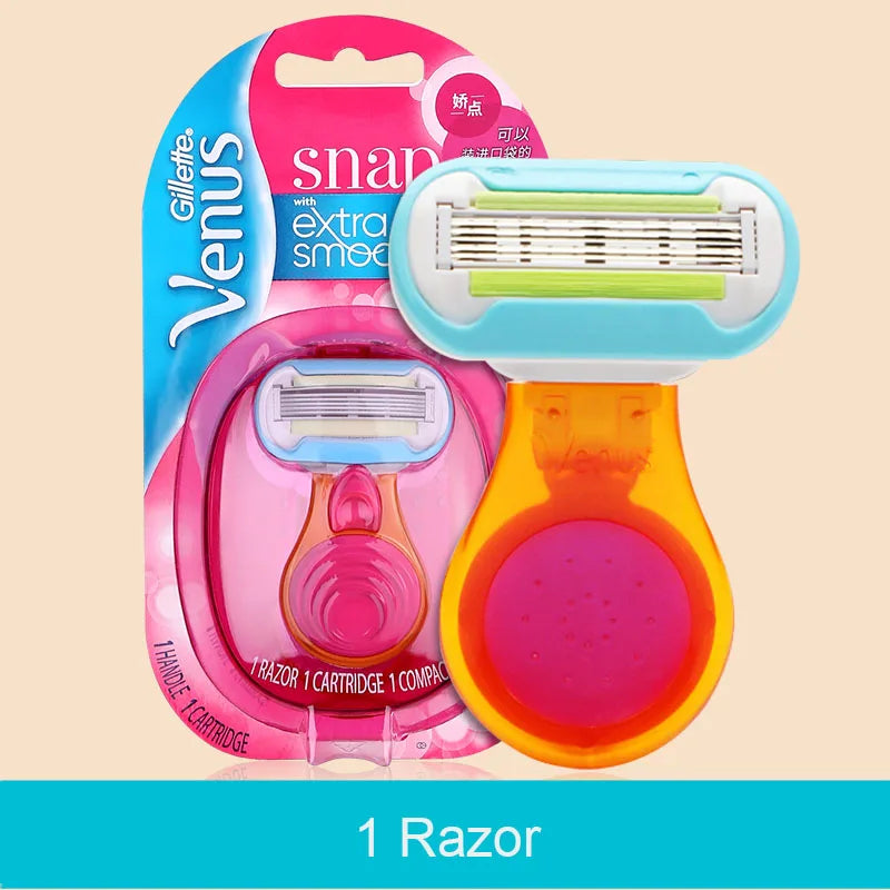 Gillette Venus Women's Razor - 3/5 Blade with Lubricating Soap, Sensitive Shaving & Hair Removal for Body