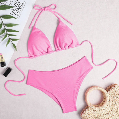 Women Brazilian Bikini Set - Sexy Push-Up Two Piece Swimsuit Beachwear Swimwear Bathing Suit