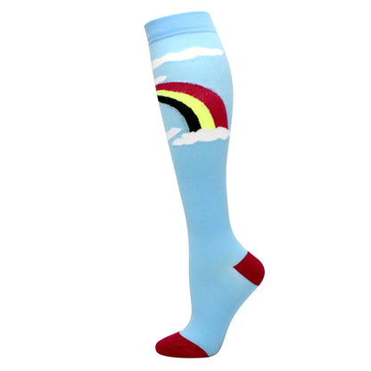 Compression Support Socks for Men & Women – Running Nursing Stockings for Edema, Varicose Veins & Blood Circulation Sports Wear