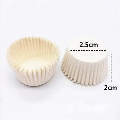 1000PCS Mini Colorful Cupcake Paper Liners – Muffin Baking Cups Party Cake Decorating Cases