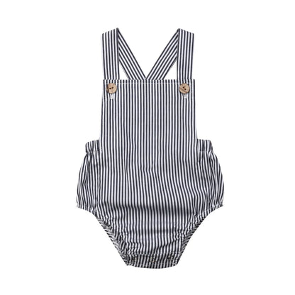 Newborn Baby Sleeveless Romper - Casual Summer One-Piece Jumpsuit for Boys & Girls