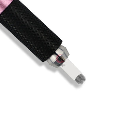 White Microblading Needles – 9/11/12/14/18/21 for Permanent Makeup, Eyebrow Tattoo & Embroidery Pen Supplies