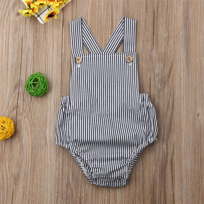 Newborn Baby Sleeveless Romper - Casual Summer One-Piece Jumpsuit for Boys & Girls