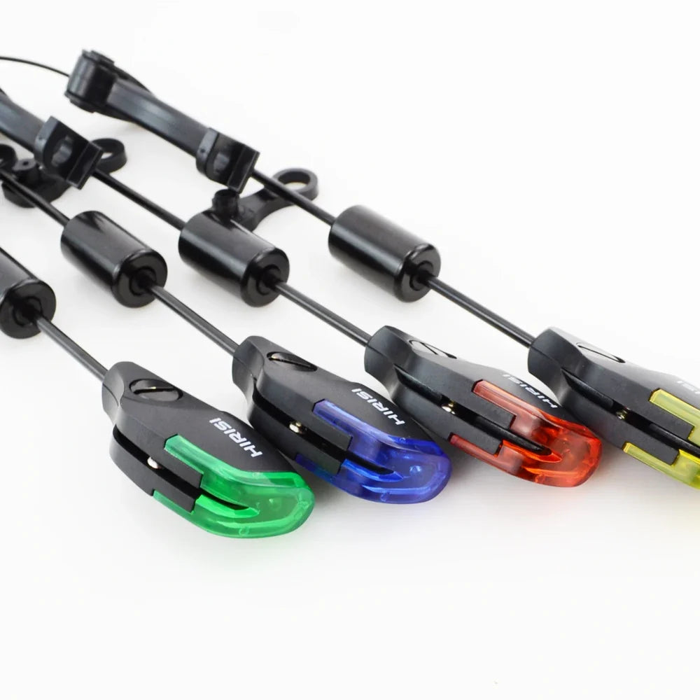 Hirisi B2011 Carp Fishing Swinger Indicator - LED Light Bite Alarm Accessory with Removable Base Seat