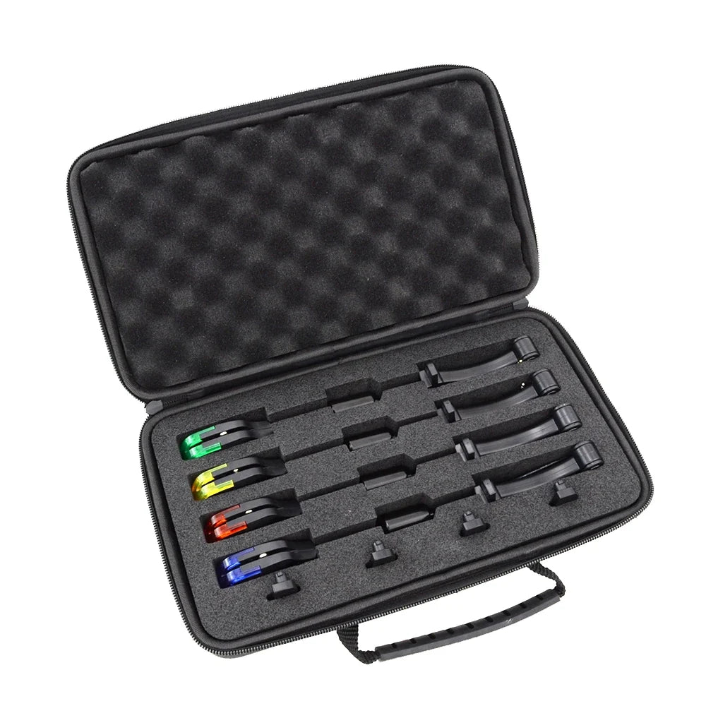 Hirisi B2011 Carp Fishing Swinger Indicator - LED Light Bite Alarm Accessory with Removable Base Seat