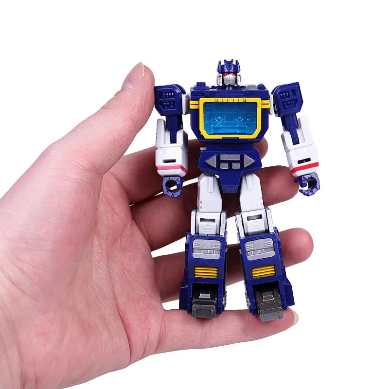 MFT HS-03 Soundwave Action Figure - Mini G1 Transformation Robot Toy With Laserbeak Collectible Gift
