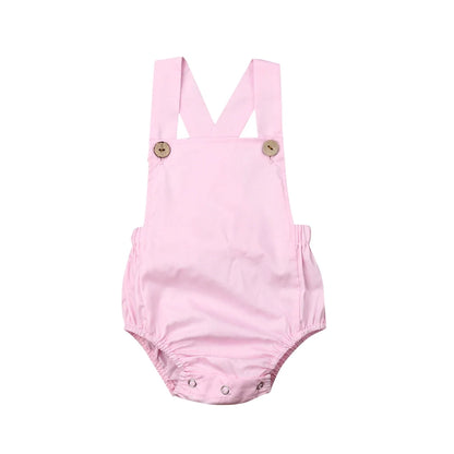 Newborn Baby Sleeveless Romper - Casual Summer One-Piece Jumpsuit for Boys & Girls