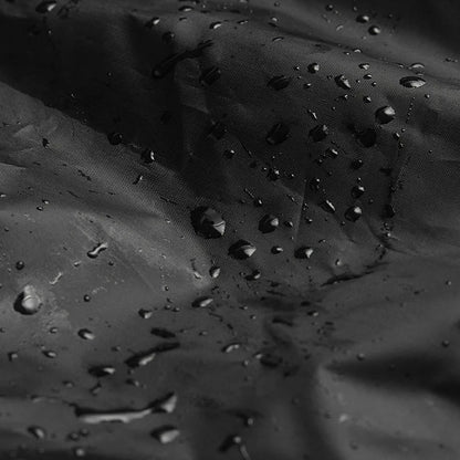 Stackable Chair Dust Cover — Waterproof Black Storage Bag for Garden & Terrace Furniture Protection
