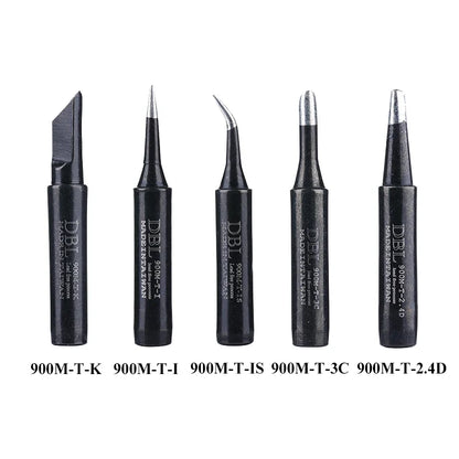 5PCS Lead-Free Soldering Iron Tips - 900M Series Replacement Tips for Welding & Solder Stations