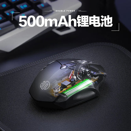 INPHIC Rechargeable Bluetooth Wireless Mouse – 2.4G Silent Office Mouse for PC, Laptop, Tablet & Smartphone