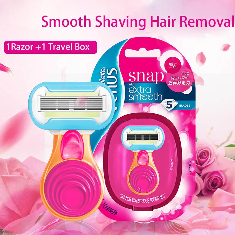 Gillette Venus Women's Razor - 3/5 Blade with Lubricating Soap, Sensitive Shaving & Hair Removal for Body