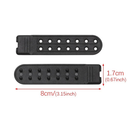 5 Sets Snapback Strap Replacement - 7 Hole Colorful Hat Repair Buckle Clips for Baseball Cap Accessories