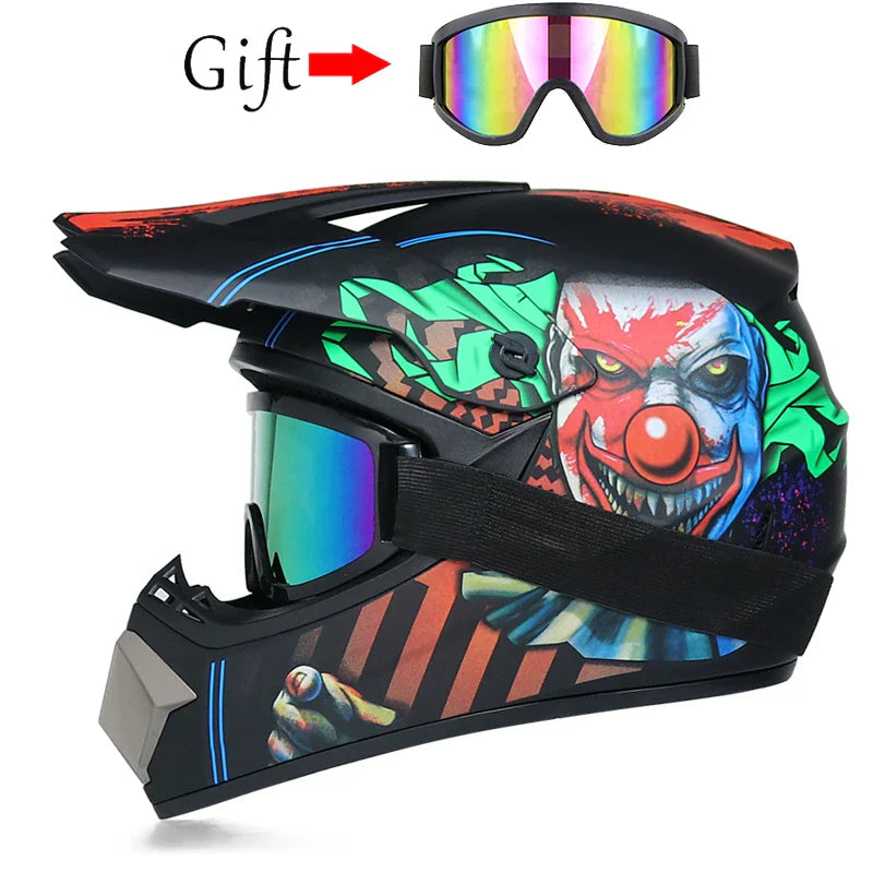 Children's Off-Road Motorcycle Helmet - Bike Downhill AM DH Cross & Motocross Capacete Casco for Kids