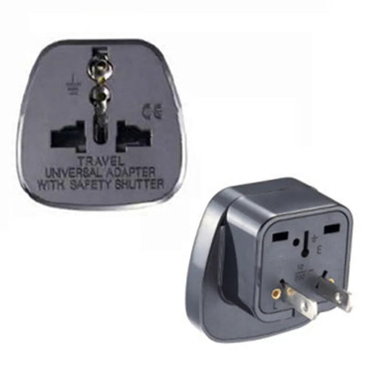 Universal Travel Plug Adapter - US, UK, EU, AU & International Power Converter