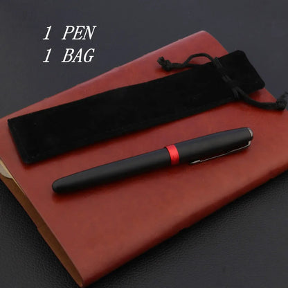 Luxury JINHAO 75 Fountain Pen – Checkered Design with Ash Feather Arrow, Tungsten Steel Black Nib for Office & School