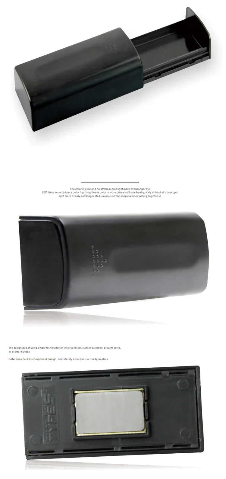 NewCreative Magnetic Black Safe Box — Hidden Key Storage for Home, Office, Car, Truck, and Caravan