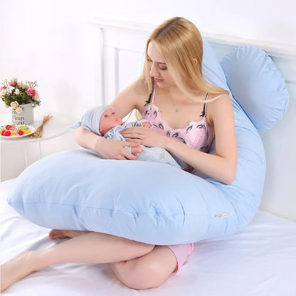 PANGDUBE Pregnancy Pillow 130x70cm – Nursing, Waist & Sleeping Cushion for Pregnant Women