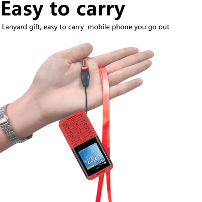 SERVO BM5310 Mini Mobile Phone — 3 SIM, 3-Standby, Auto Call Recorder, Bluetooth, Speed Dial, Magic Voice, 1.3" Display