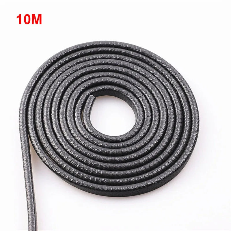 2/5/10M Car Door Edge Protector Strip - Anti-Collision Scratch Guard Trim with Steel Reinforcement for Auto Styling & Vehicle Protection