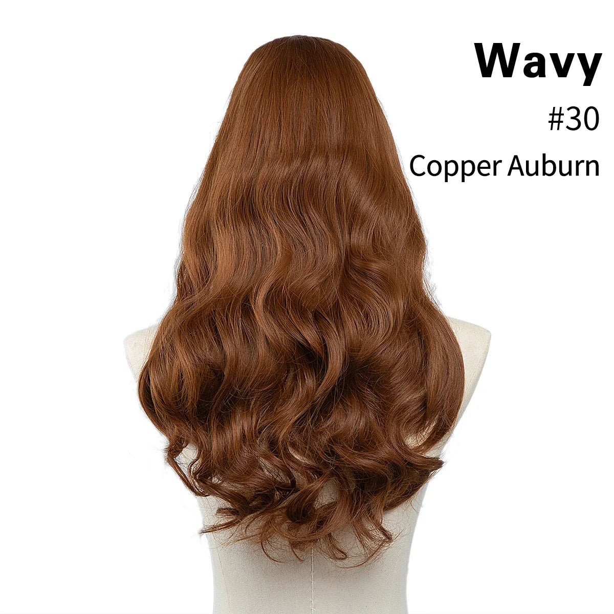 Synthetic U-Part Clip-in Hair Extensions – Long, Straight, Thick Blonde Hairpieces (16, 20, 24 Inch)
