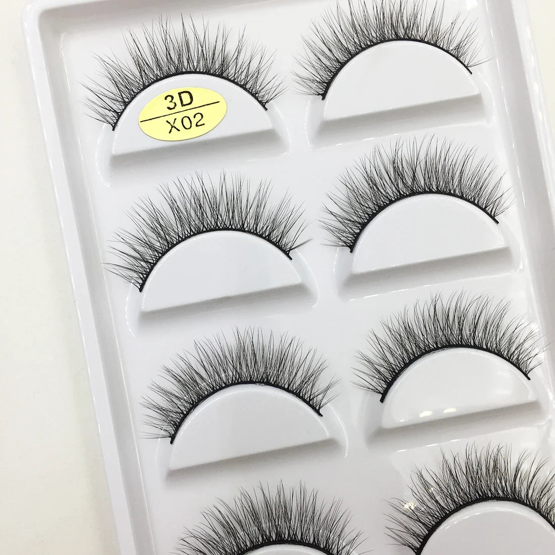 38 Styles 5 Pairs 3D Mink False Eyelashes – Natural Fake Lashes Makeup Beauty Tools