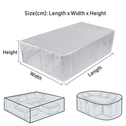 90 Sizes Outdoor Patio Furniture Covers - Waterproof, Dust Proof Covers for Sofa, Table, Chairs - Protects Against Rain and Snow