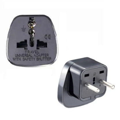 Universal Travel Plug Adapter - US, UK, EU, AU & International Power Converter