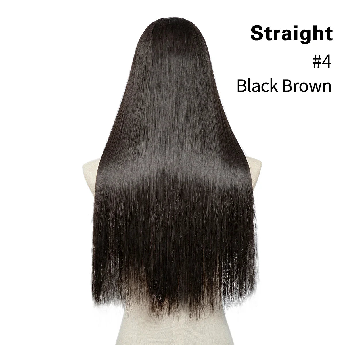 Synthetic U-Part Clip-in Hair Extensions – Long, Straight, Thick Blonde Hairpieces (16, 20, 24 Inch)