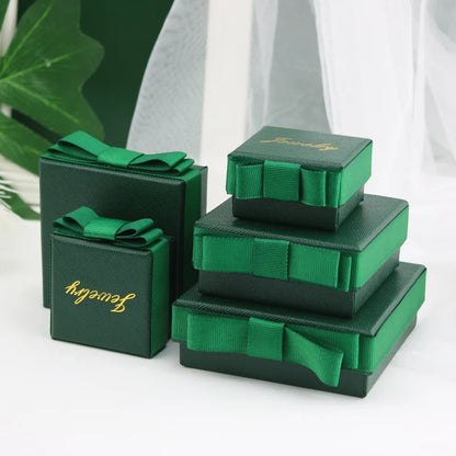 24-Piece Jewelry Gift Box Set - Bowknot Paper Boxes for Necklace & Jewelry Display