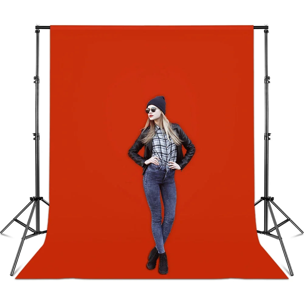 Photography Backdrop Stand Kit - Adjustable Photo Studio Background Support System with Carry Bag for Green Screen & Backdrops