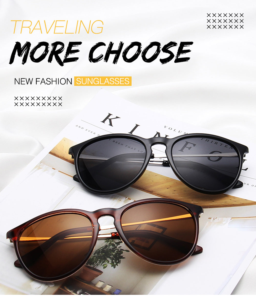 MUSELIFE 2025 Oval Small Sunglasses — Clear UV400 Classic Transparent Shades for Women