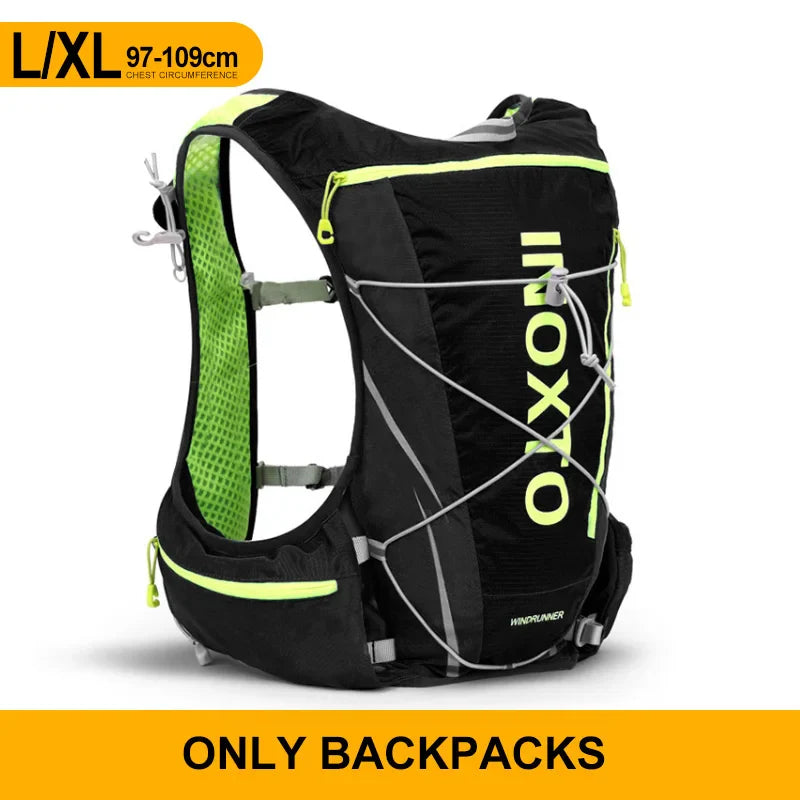 8L Running & Cycling Hydration Vest Backpack — Hiking & Marathon Water Pack with 1.5L Bladder and 500ml Bottle