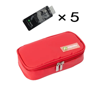 Portable Insulin Cooler Bag – Medium Size Insulated Diabetic Travel Case with Aluminum Foil & Nylon Fabric Ice Storage Protection Bag
