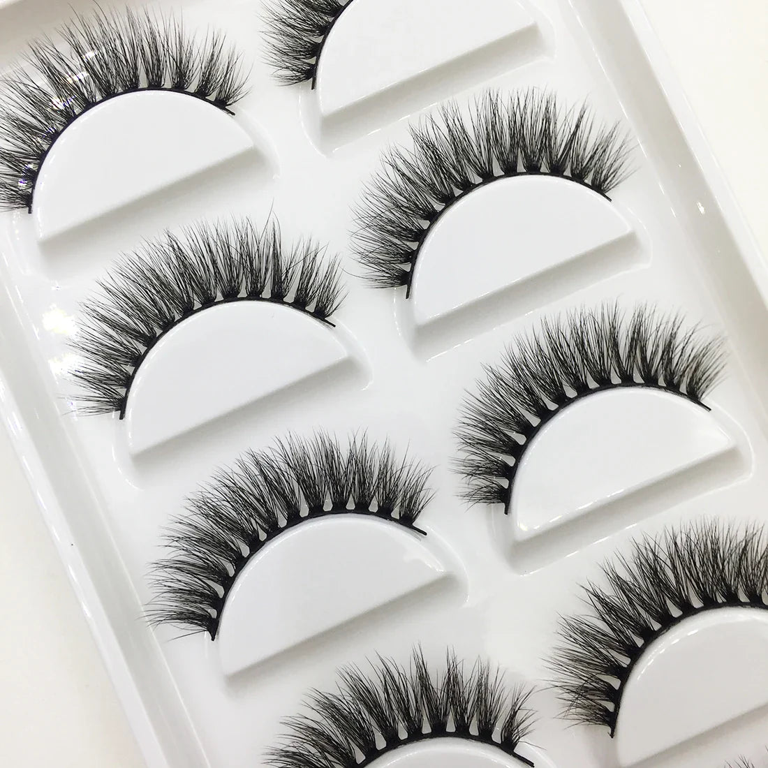 38 Styles 5 Pairs 3D Mink False Eyelashes – Natural Fake Lashes Makeup Beauty Tools
