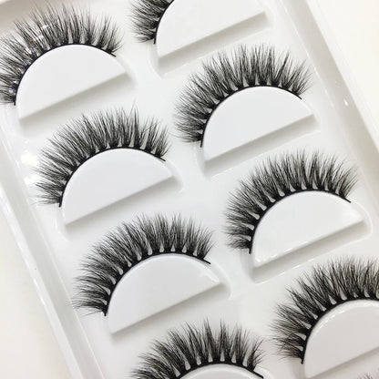 38 Styles 5 Pairs 3D Mink False Eyelashes – Natural Fake Lashes Makeup Beauty Tools