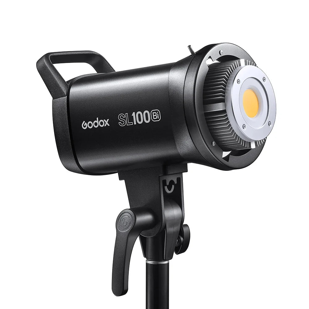 Godox SL100Bi LED Video Light - 100W Bi-Color 2800-6500K Studio Light with Bowens Mount & LCD Display