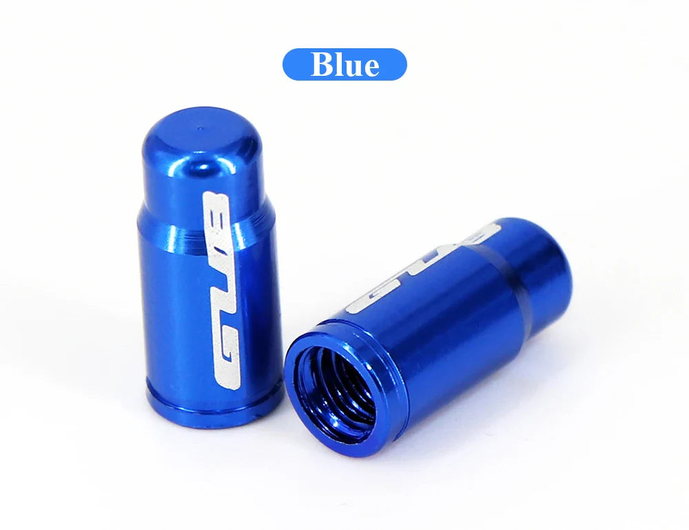 4pcs Aluminum Bike Tire Valve Caps – Ultralight MTB Road Mountain Schrader/Presta Tyre Protectors