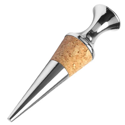 Bronze Champagne and Wine Bottle Stopper - Stainless Steel Wine Preserver for Home and Wedding
