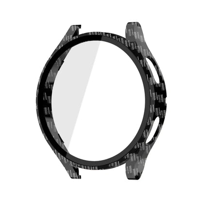 Samsung Galaxy Watch Active 2 Protective Case - Full Coverage Bumper with Tempered Glass Screen Protector for 40mm & 44mm