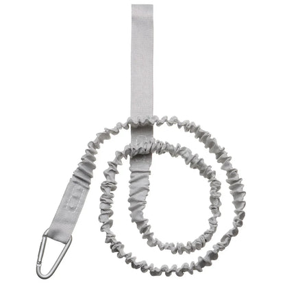 Adjustable Paddle Leash — Kayak & Surfboard Ankle Rope with Elastic Lanyard and Safety Carabiner