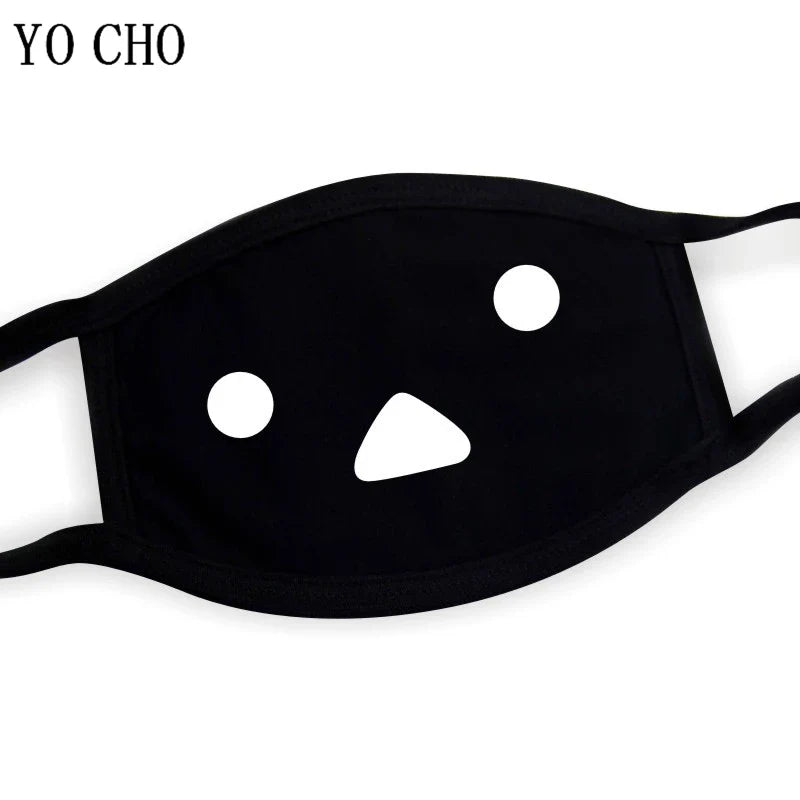 YO CHO Unisex Cotton Dust Mouth Mask – Anime Cartoon Respirator, Warm Mouth Muffle, Perfect Birthday Party Gift