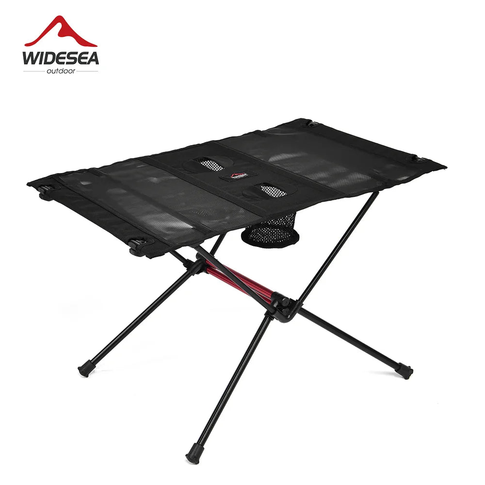 Widesea Camping Folding Table – Portable Picnic & Travel Furniture for Outdoor Fishing & Tourism