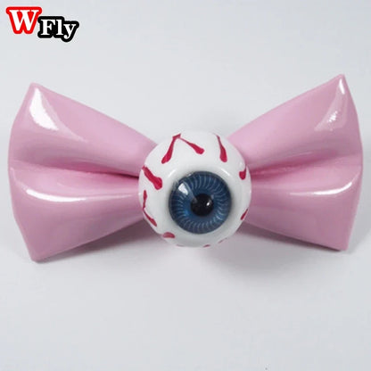 Gothic Lolita Bowknot Hair Clip - Harajuku Girls Solid Color Side-Knot Hair Accessory